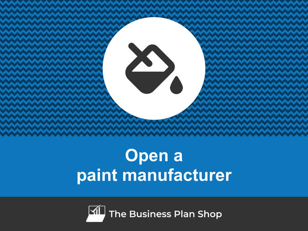 how to open a paint manufacturing business