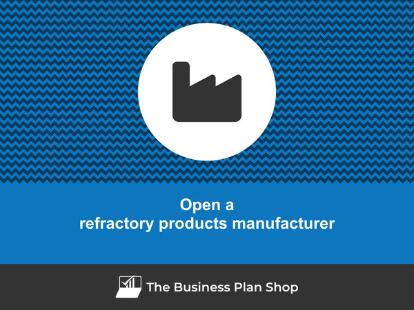 open a refractory products manufacturing business