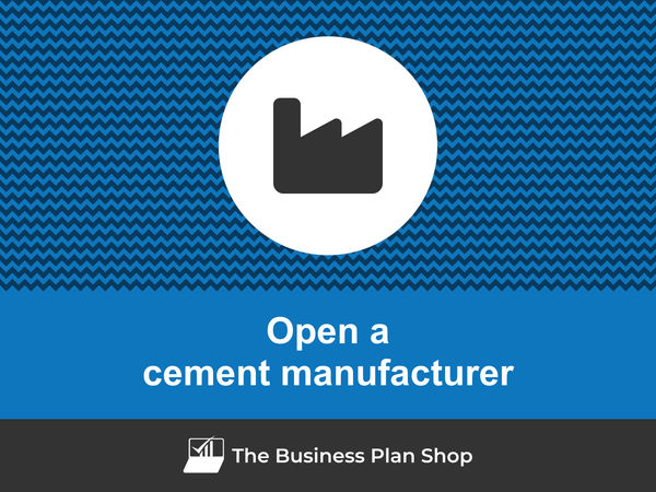 how to open a cement manufacturing business