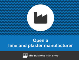 Open a lime and plaster manufacturer