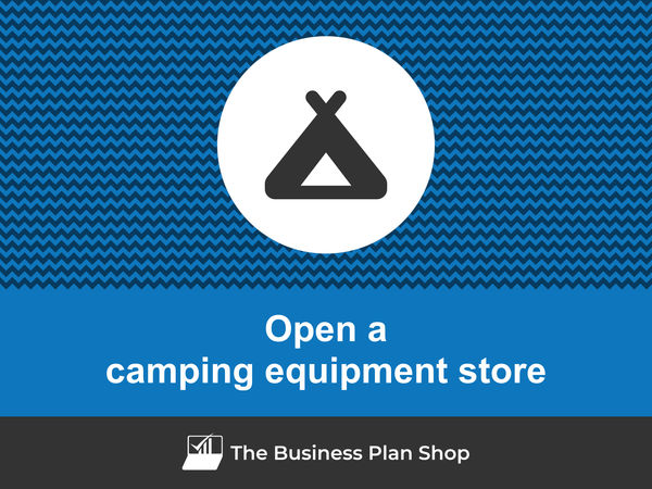 how to open a camping equipment store