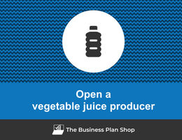 Open a vegetable juice producer
