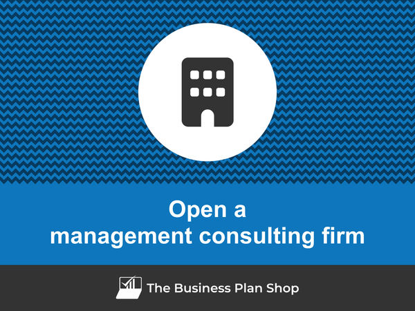 open a management consulting firm