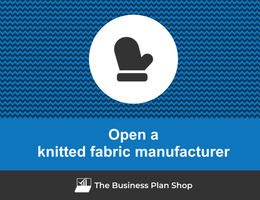 Open a knitted fabric manufacturer