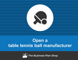 Open a table tennis ball manufacturer