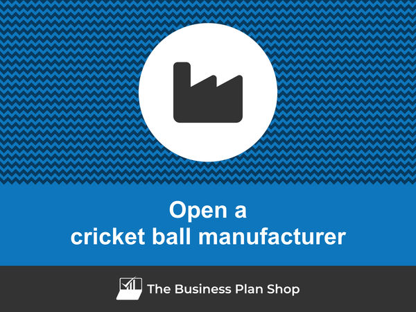open a cricket ball manufacturing business