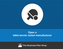 How to open a table tennis racket manufacturer?