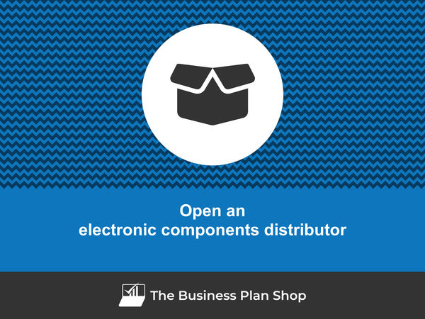 how to open an electronic components distributor