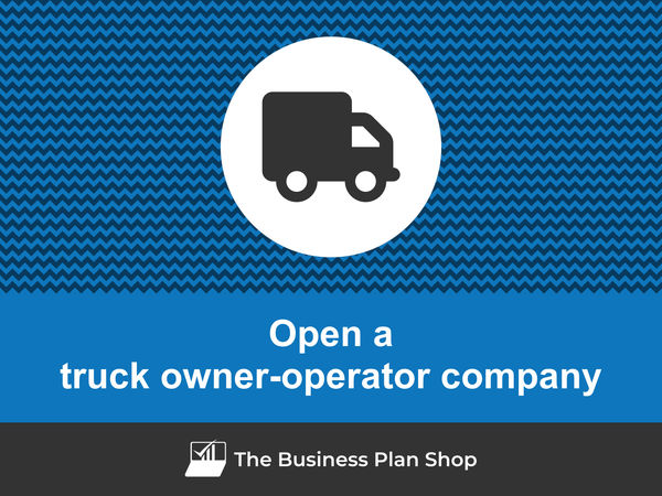 how to open a truck owner-operator company