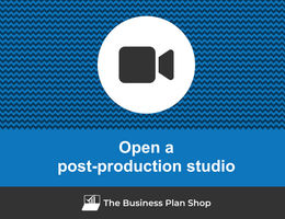 Open a post-production studio