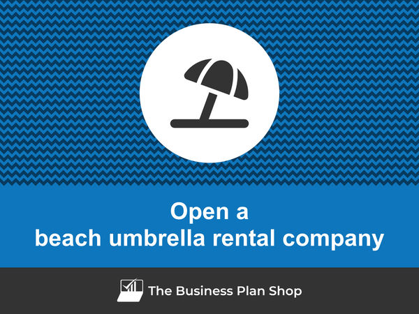 open a beach umbrella rental company