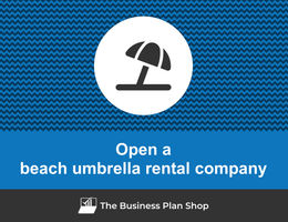 How to open a beach umbrella rental company?