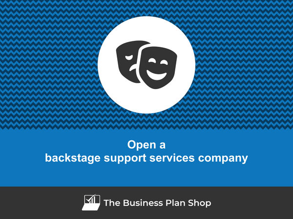 how to open a backstage support services company