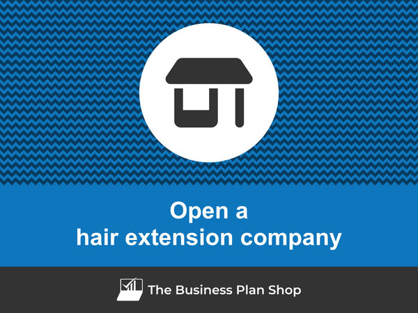 how to open a hair extension company