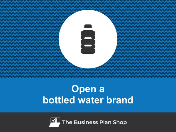open a bottled water brand