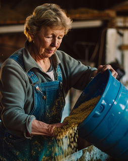une agricultrice qui a utilisé The Business Plan Shop pour rédiger un plan d'affaires