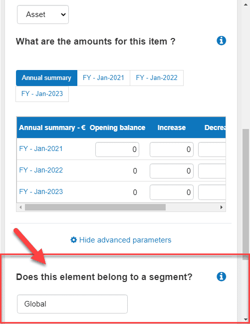 grouping translation items into segments