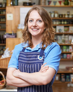 commerçante qui a utilisé The Business Plan Shop pour créer son magasin