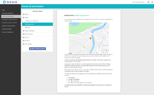intégration logiciel business plan marque blanche