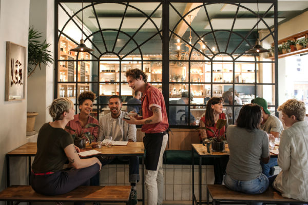 Open a restaurant customers