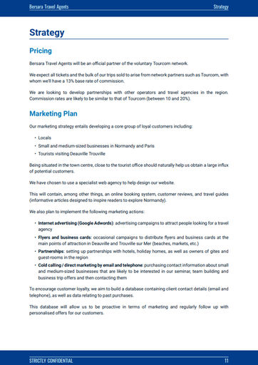 travel agent business plan sample travel agent business plan example: stragtegy section