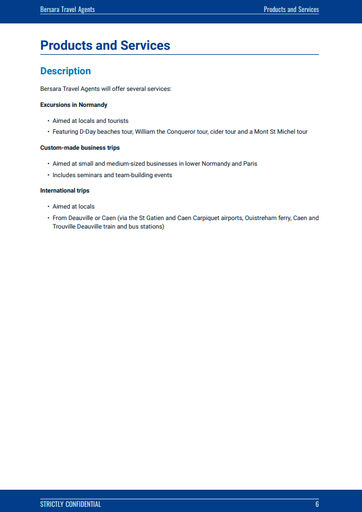travel agent business plan sample product and services description of the travel agency business plan example