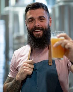 microbrewery owner using our business plan template