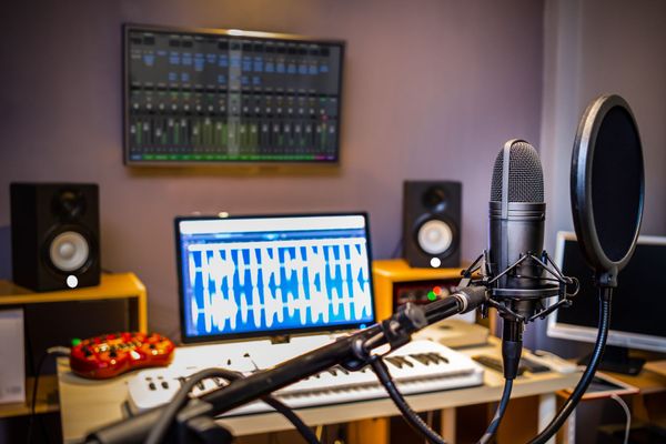 products and services offered by the recording studio stated in their business plan