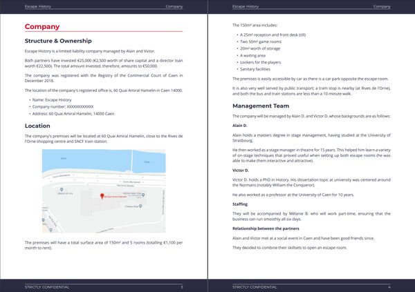 examples of bank business plan templates: multiple sectors from hospitality to retail