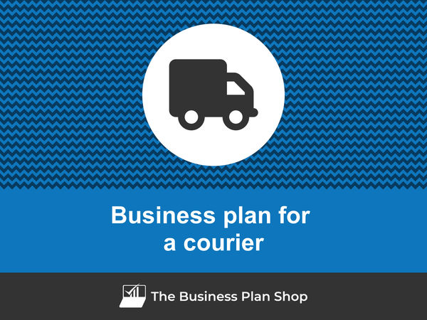 business plan template for courier service