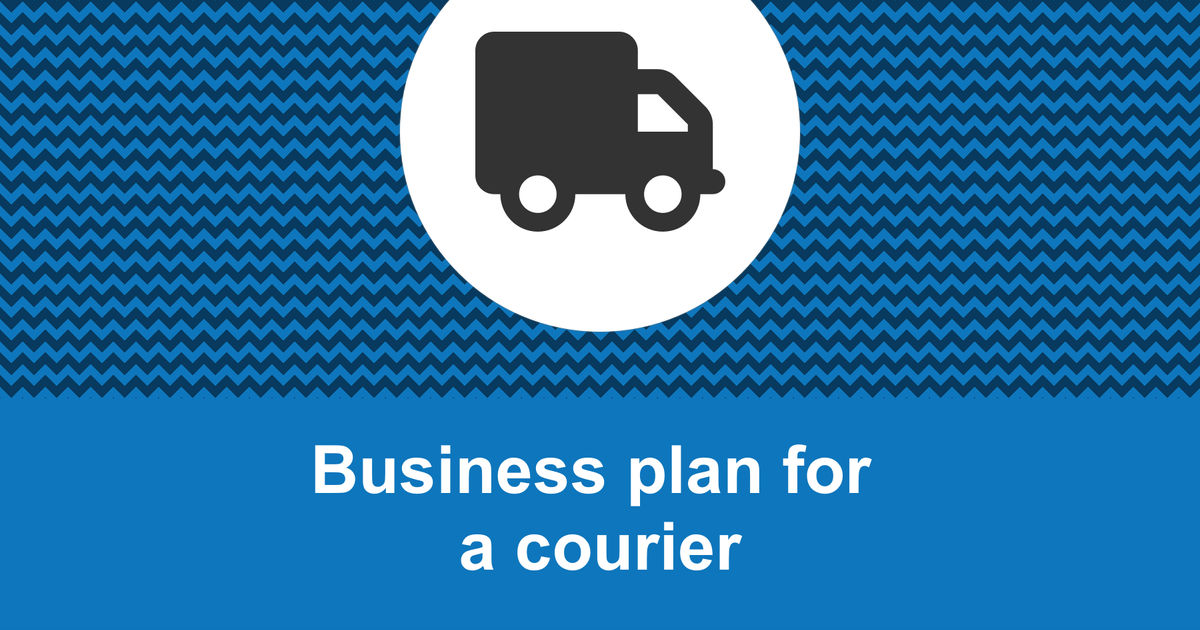 business plan for courier