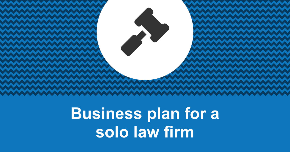 business plan for solo law practice