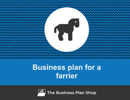 How to write a business plan for a farrier business?