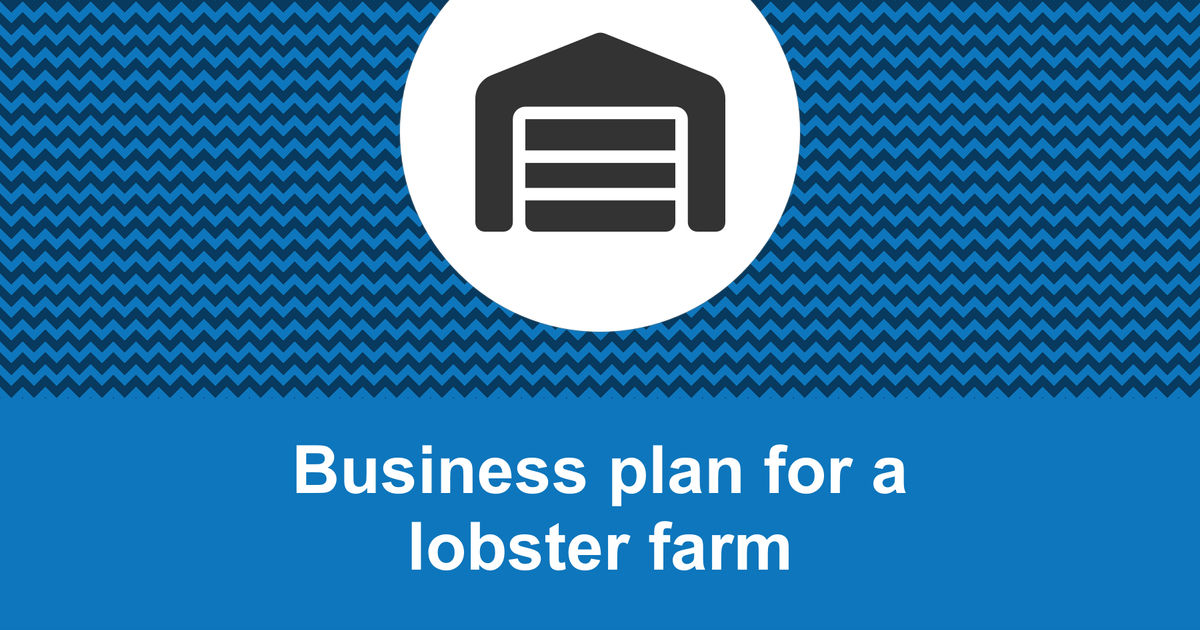 lobster farming business plan