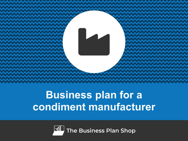 condiment manufacturer business plan