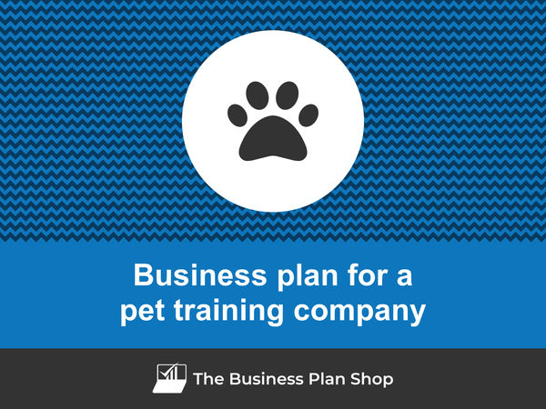 pet training company business plan
