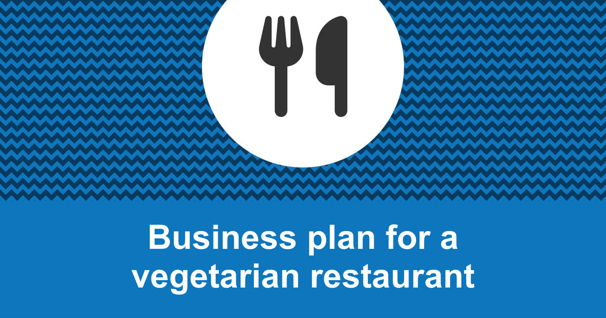 vegetarian food business plan