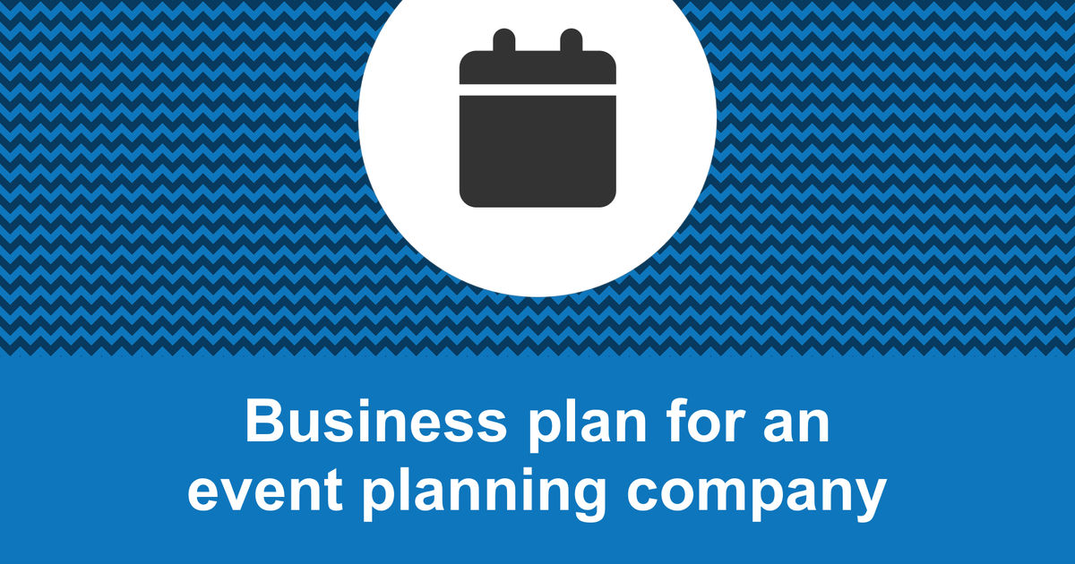 how do you write a business plan for an event planner