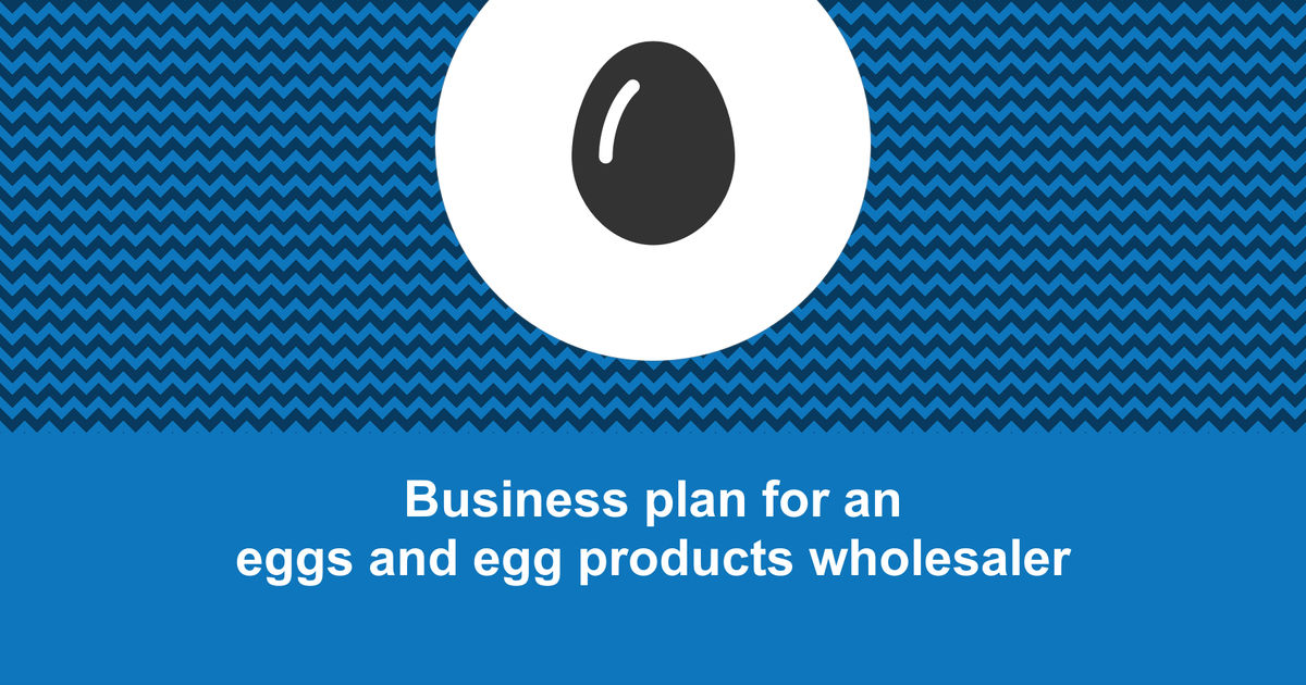 egg distribution business plan template