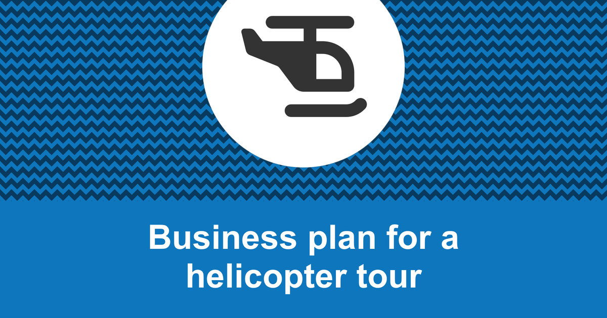 helicopter charter business plan