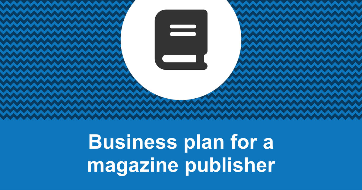 digital magazine business plan pdf