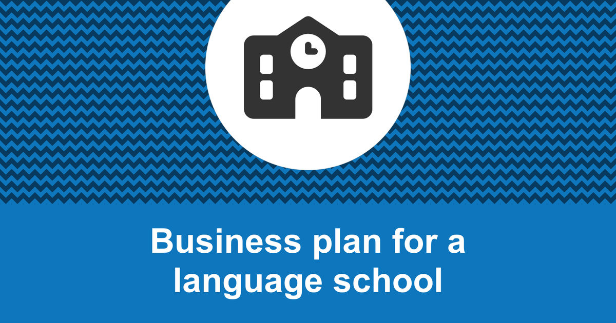 english language school business plan