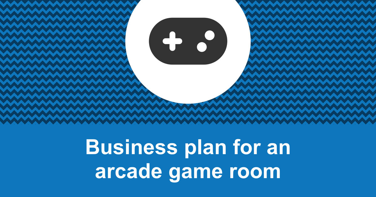 game room business plan template free