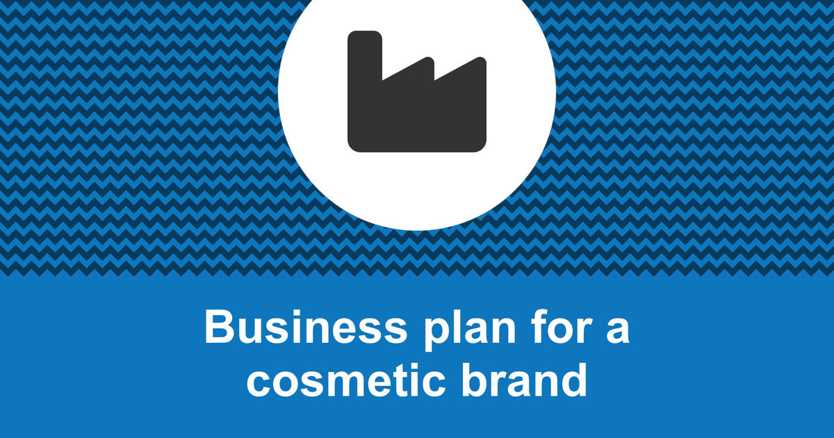 business plan of a cosmetic shop