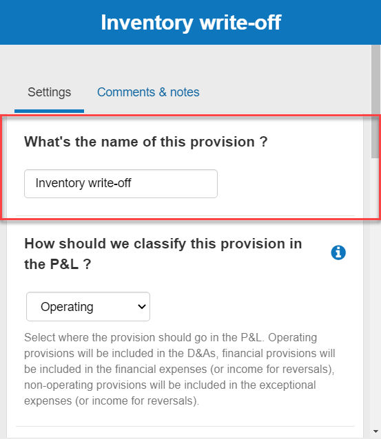 entering investment grant 1A as the grant name into the business plan software