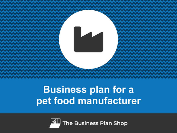 pet food manufacturing business plan