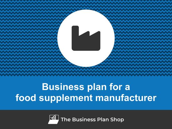 food supplement manufacturer business plan