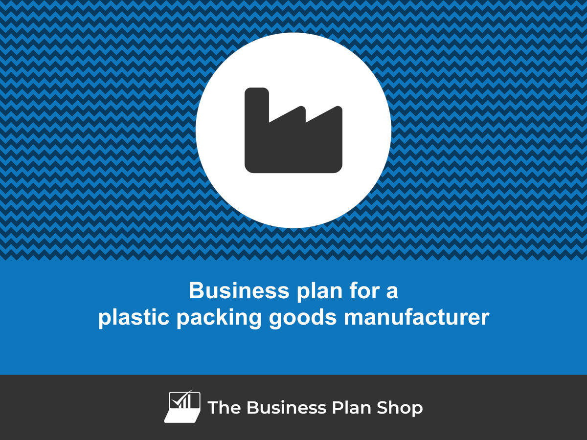 plastic bags manufacturing business plan