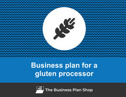 How to write a business plan for a gluten processing firm?
