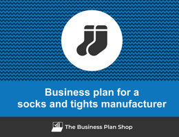 How to write a business plan for a socks and tights manufacturer?